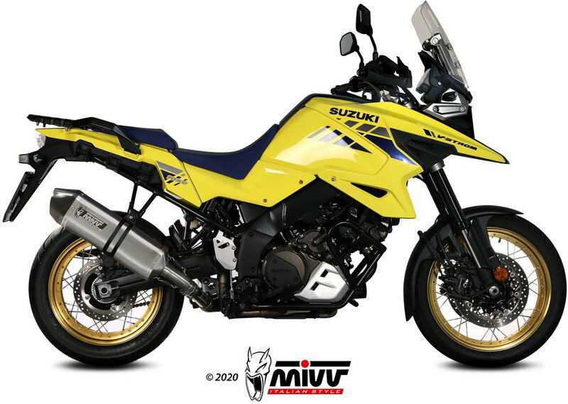 MIVV / ミヴSPEED EDGE スリップ オン ステンレススチール for SUZUKI DL 1000 VSTROM (2014 - 2016) | S.042.LRX