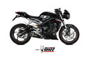 MIVV / ミヴマフラー Delta Race ブラック Stainless Steel Exhaust | T.019.LDRB