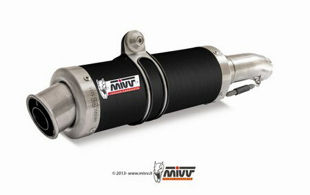 MIVV / ミヴ- SPORT 2 スリップオン スチール、黒 for YAMAHA MT-03 660 (06-)