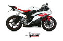 MIVV / ミヴマフラー Mk3 ブラック Stainless Steel Exhaust | Y.021.LM3B