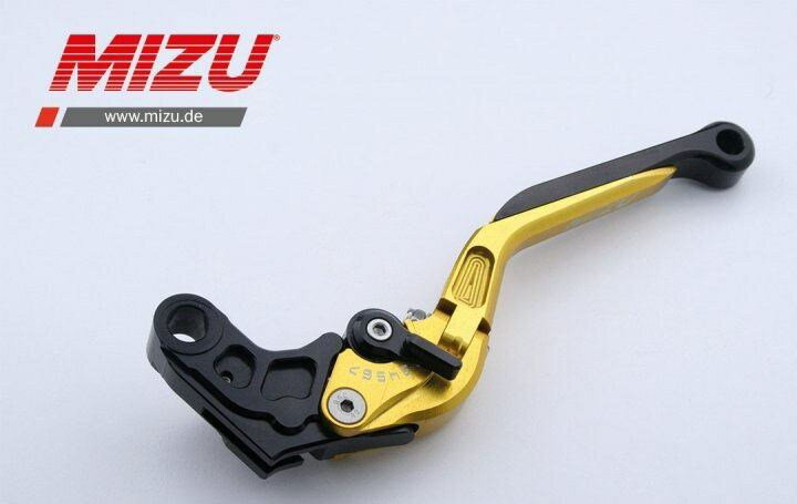 Mizu クラッチレバー ABE認可品 ゴールド | 309G2997006