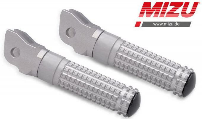 Mizu レーシングフットペグ ABE認可品 シルバー/シルバー | 409TT1110004