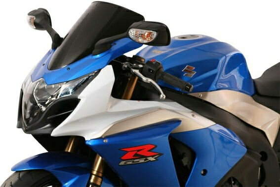MRA / エムアールエー Originally shaped ウィンドスクリーン O −ブルー− for Suzuki GSXR 1000 /Z (09-) | 4