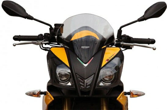 MRA / エムアールエー スポーツスクリーン SPM −ブラック− for Aprilia TUONO V4R (11-) | 4025066143429