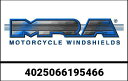 MRA / エムアールエー RGV 250 - Originally-shaped ウインドシールド