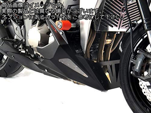 Powerbronze / パワーブロンズ ベリーパン マットブラック-シルバーメッシュ KAWASAKI Z1000 10-19 Z10..