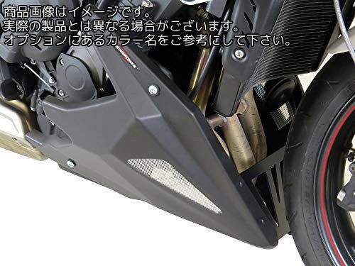 Powerbronze / パワーブロンズ ベリーパン マットブラック-シルバーメッシュ TRIUMPH ストリートトリプ..