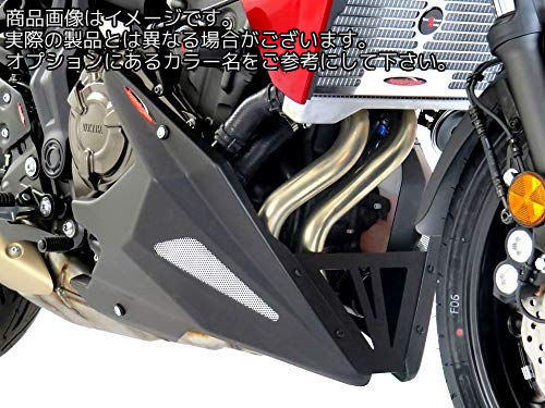 Powerbronze / パワーブロンズ ベリーパン マットブラック-シルバーメッシュ YAMAHA MT-07 14-19 FZ-07..