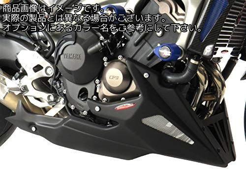 Powerbronze / パワーブロンズ ベリーパン マットブラック-シルバーメッシュ YAMAHA MT-09 FZ-09 13-16..