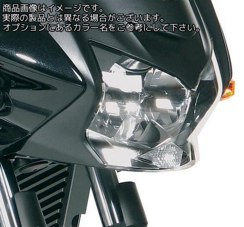 Powerbronze / パワーブロンズ ヘッドライト プロテクター KAWASAKI Z750S 05+ イエロー | 440-K444-006