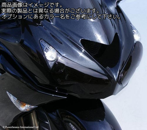 Powerbronze / パワーブロンズ ヘッドライトプロテクター クリア KAWASAKI ZZR1400 12-19 ZX-14R 12-19 | 440-K504-000