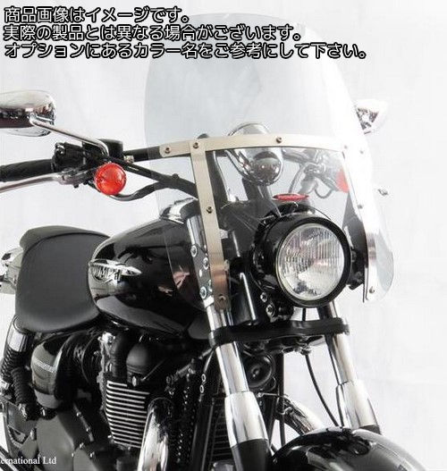 Powerbronze / パワーブロンズ カスタムスクリーン クリア YAMAHA XVS1100 DRAGSTAR 98-03 DREADNOUGHT | 470-Y114-000