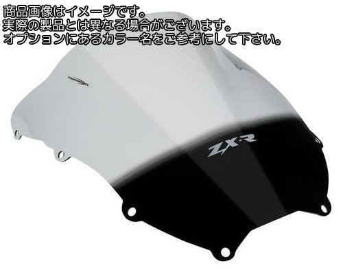 Powerbronze / パワーブロンズ エアフロー スクリーン KAWASAKI ZXR400L ライト ティント | 400-K101-001