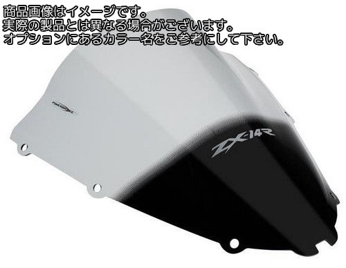 Powerbronze / パワーブロンズ エアフロー スクリーン KAWASAKI ZX-14 06-11 クリアー | 400-K121-000