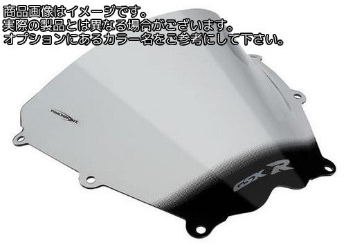 Powerbronze / パワーブロンズ エアフロー スクリーン SUZUKI GSXR1000 07-08 クリアー | 400-S116-000