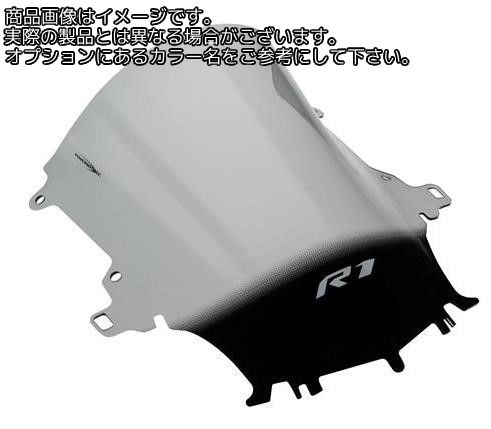 Powerbronze / パワーブロンズ エアフロースクリーン フルオグリーン YAMAHA YZF-R1 15-19 | 400-Y131-010