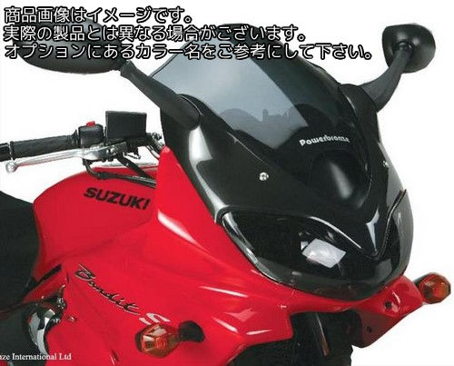 Powerbronze / パワーブロンズ スタンダード スクリーン SUZUKI GSF600S BANDIT 00+ レッド | 410-S116-005