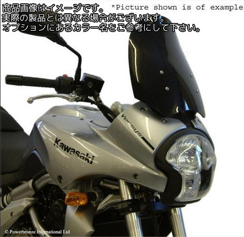 Powerbronze / パワーブロンズ フリップアップ スクリーン KAWASAKI KLE500 94-96 フレームレッド | 420-K104-013(2)
