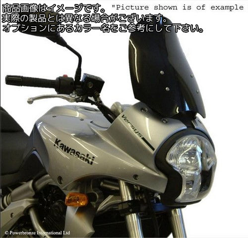 Powerbronze / パワーブロンズ フリップスクリーン フロストサファイヤ ブルー KAWASAKI GPZ600R 86-89 | 420-K109-018