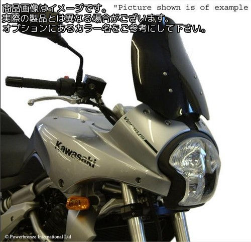 Powerbronze / パワーブロンズ フリップスクリーン フロストサファイヤ ブルー KAWASAKI ZXR750 91-92 | 420-K119-018
