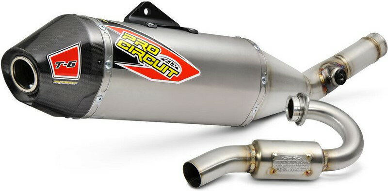 PRO CIRCUIT T-6 ユーロ エキゾーストシステム スチール/チタンマフラー Kawasaki KX250F | 0121725H