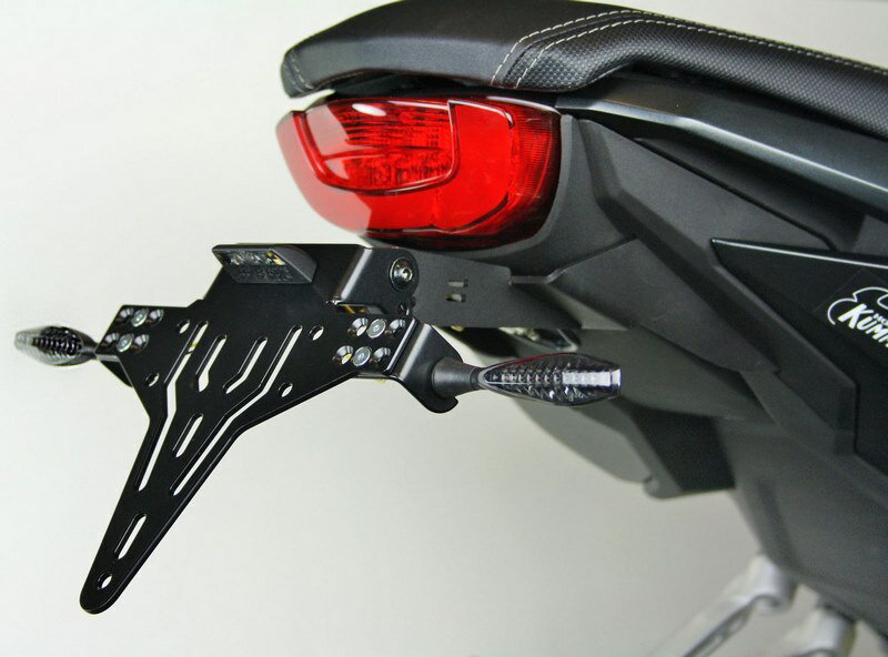 Protech / プロテック ナンバープレートホルダー kit including reflector and plate light - ブラック | 5820510