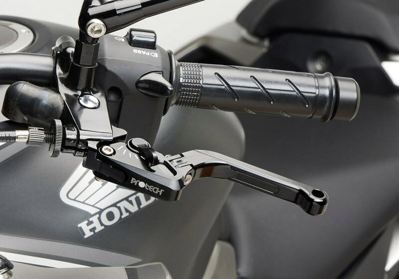 Protech / プロテック クラッチレバー Race distance and length adjustable I foldable- ブラック | 65808029