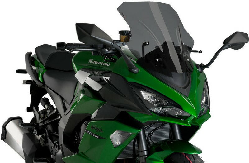 Puig / プーチ オートバイのレーシングスクリーンカワサキニンジャ1000 SX 2020-ダークス | 20471f