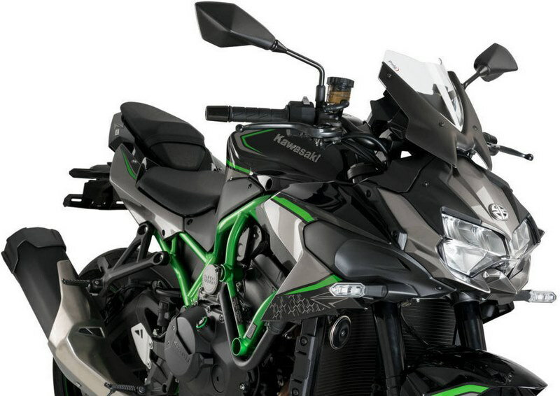 Puig / プーチ オートバイのフロントガラスの新世代スポーツカワサキZ H2 2020-クリア | 20506W