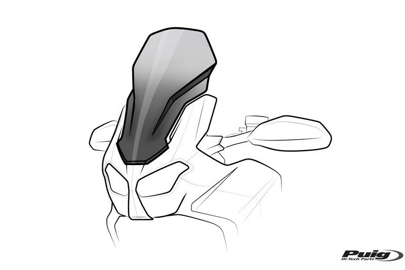 Puig／プーチ ツーリング スクリーン- ダークスモーク | 3564F
