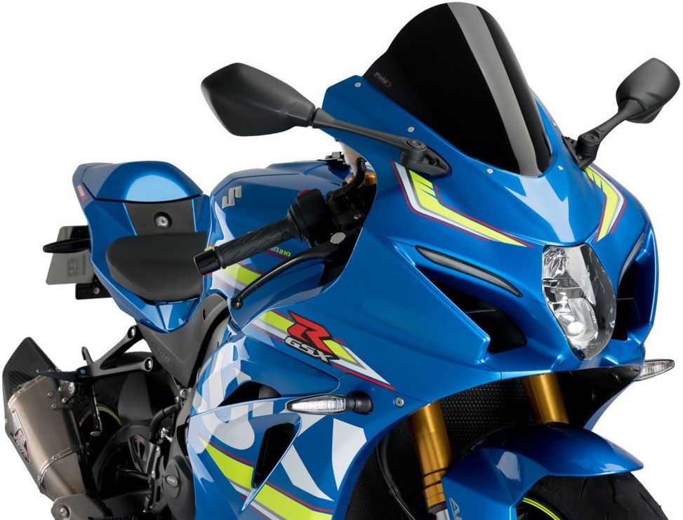 Puig / プーチ r-racerスクリーン - ブラック SUZUKI GSX-R1000 / R | 3631n
