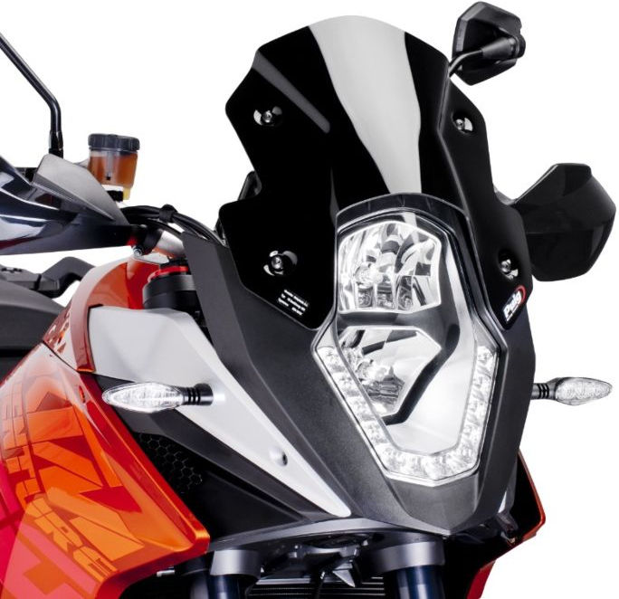 Puig／プーチ レーシング スクリーン- ブラック | 6847N