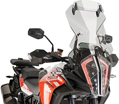 Puig／プーチ ツーリング ウィンドシールド バイザー付- スモーク | 9714H