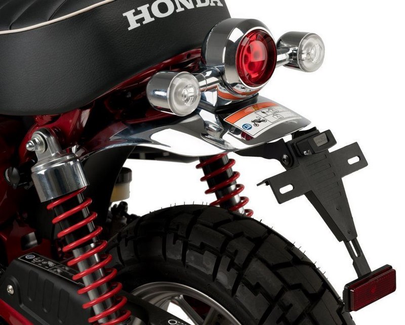 Puig / プーチ ホンダモンキーのナンバープレートホルダー125 2019-ブラック | 20550N