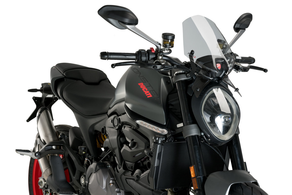 適合車種: DUCATIMONSTER 937 (2021-2023)記事番号：20712H20712H-フロントガラスの新世代スポーツ。可能性のある衝撃に対する高い耐性を保証し、風に対して克服できない大きな空力能力を提供する3mmメタクリル酸塩材料で製造されています。ピース。さらに、オートバイPuigの審美的なラインに完全に適応する作品には、さまざまな色のカレナブリを選択できます。アセンブリを容易にするために、PUIGはカップリングのフェアリングの指示と一緒にサービスを提供します。