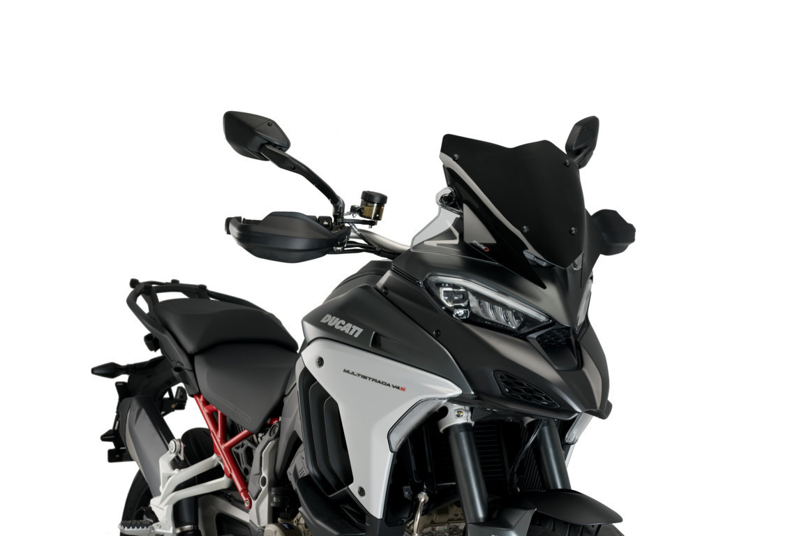 適合車種: DUCATIMULTISTRADA V4 (2021-2023)MULTISTRADA V4S (2021-2023)MULTISTRADA V4S SPORT (2021-2023)記事番号：20729n20729n-スポーツスクリーン。これらの画面は、利用可能なさまざまな色のおかげで、自転車のラインと一致します。次に、比較的短い旅行や都市のライディングの明確で最適な視野を提供することにより、ライダーを空力的に保護します。ライダーの視野を減らすことのないスポーティな美学と同様に。仕上げには、ドイツのT？v規制に準拠した最大の安全性を提供するために丸みを帯びたエッジがあります。すべてのスポーツ画面には、仮想風洞から抽出された結果とその実際のパフォーマンスから抽出された結果を見るために、私たちの画面とオリジナルを比較する空力研究が付属しています。 。部品番号がドイツのKBAによってホモログされているかどうかを確認し、ドキュメントセクションのホモ??ログに既に含まれているかどうかを確認します。