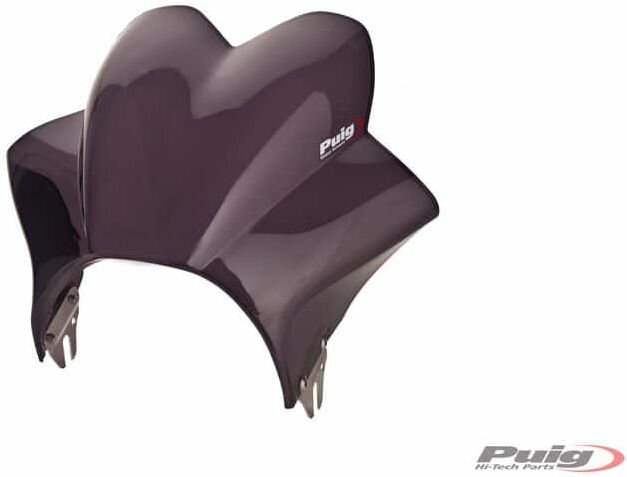 Puig／プーチ ウィンドシールド Wave- ダークスモーク | 2177F