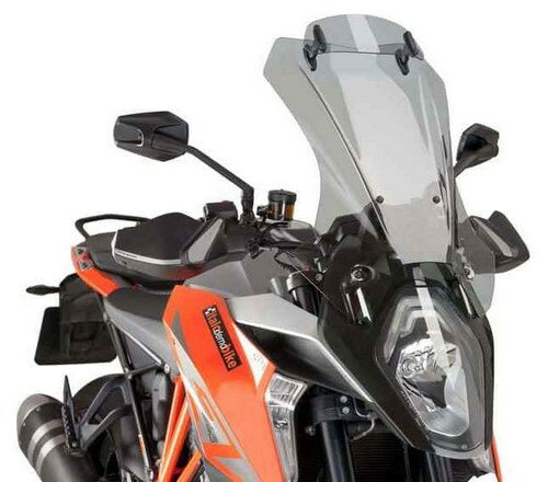 Puig／プーチ ツーリング ウィンドシールド バイザー付- スモーク | 8914H