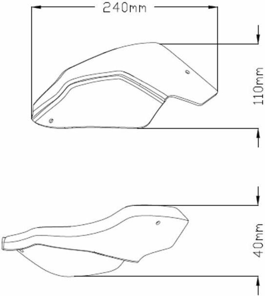 Puig／プーチ ハンドガード Extension for Bikes- クリア | 9622W