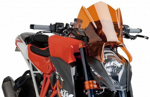 Puig／プーチ ウィンドシールド Naked New Generation スポーツ- オレンジ | 7014T