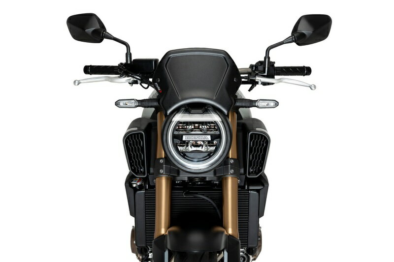 Puig / プーチ アルミニウム フロントプレート Honda CB650R Neo Sports Cafe ブラック | 21963N
