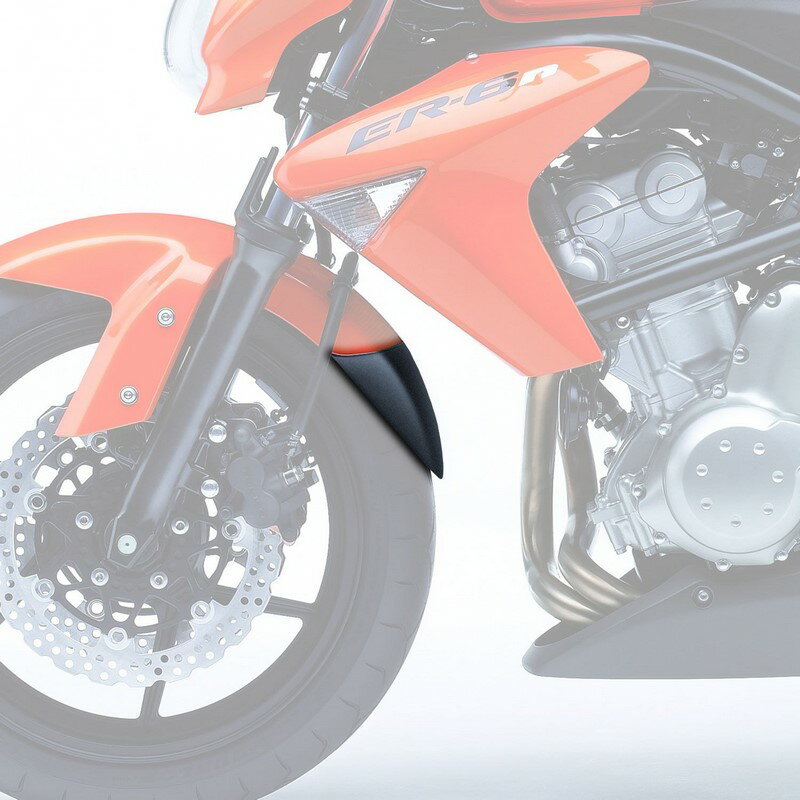 Pyramid Plastics / ピラミッドプラスチック Kawasaki ER-6N エクステンダーフェンダー マットブラック
