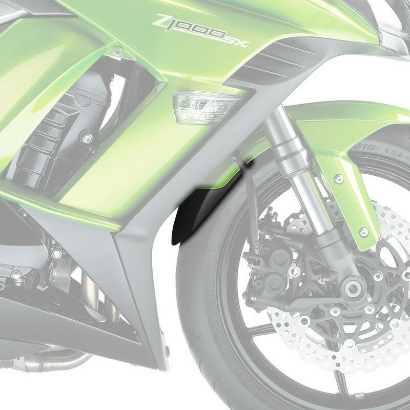 Pyramid Plastics / ピラミッドプラスチック Kawasaki Z 1000 SX エクステンダーフェンダー マットブラック