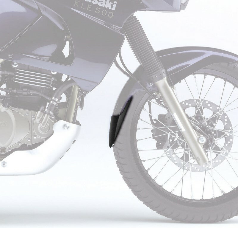 Pyramid Plastics / ピラミッドプラスチック Kawasaki KLE 500 エクステンダーフェンダー マットブラック