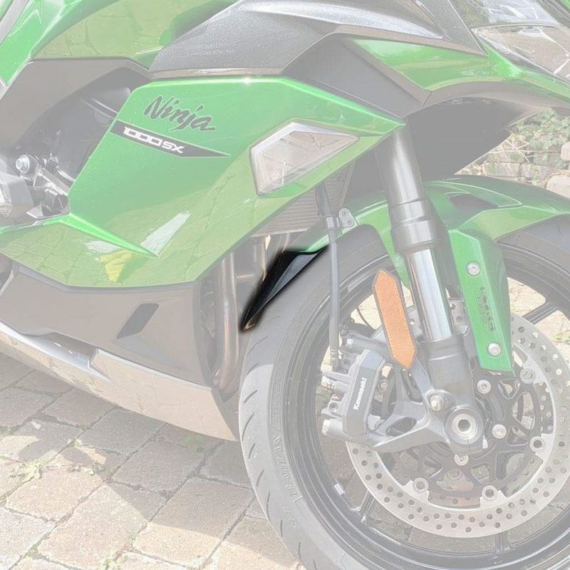 Pyramid Plastics / ピラミッドプラスチック エクステンダフェンダー マットブラック Kawasaki Ninja 1