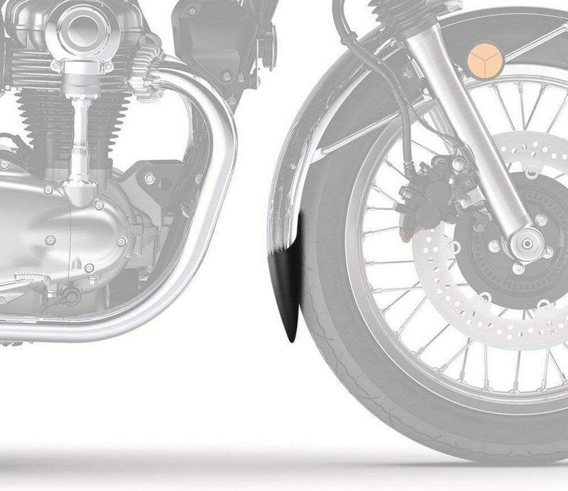 Pyramid エクステンダーフェンダー (chrome guard only) | マットブラック | Kawasaki W 400 2006-2009 | 053457