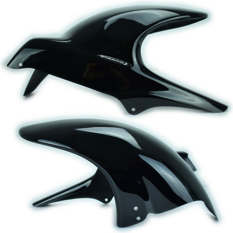 Pyramid Plastics / ピラミッドプラスチック Suzuki GSF 1250 S Bandit ハガー グロスブラック 2007-2015 | 070