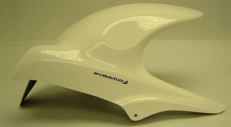 Pyramid Plastics / ピラミッドプラスチック Suzuki GSF 1200 S Bandit ハガー グロスホワイト 1996-2006 | 070