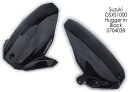 Pyramid Plastics / ピラミッドプラスチック Suzuki GSX-S 1000 ハガー グロスブラック 2015- | 070403B