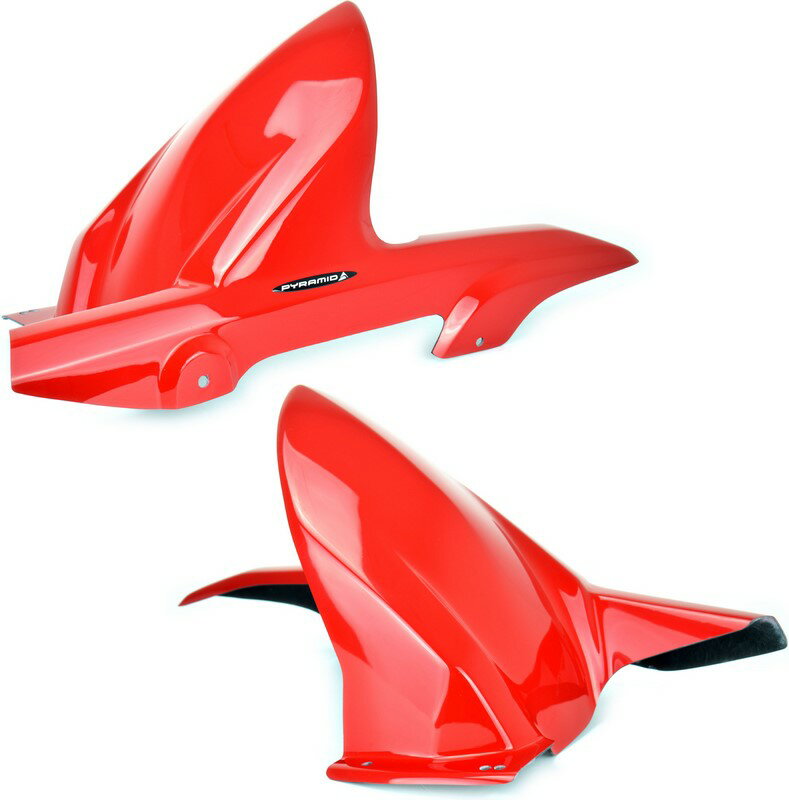 Pyramid Plastics / ピラミッドプラスチック Honda CB 600 F Hornet（ホーネット） ハガー グロスレッド 2007-2012 | 071370J
